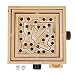 Gioco del labirinto da tavolo, Cooperazione occhio mano a trama fine Esecuzione squisita Giocattolo puzzle labirinto in legno per anziani per il gioco domestico