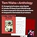 Tom Waits - Anthology | Piano Vocal Guitar Songbook | Rock Sheet Music Book with 29 Songs | Medium Difficulty Piano Arrangements | Piano Music Book for Adults | Tom Waits Piano Sheet Music Collection