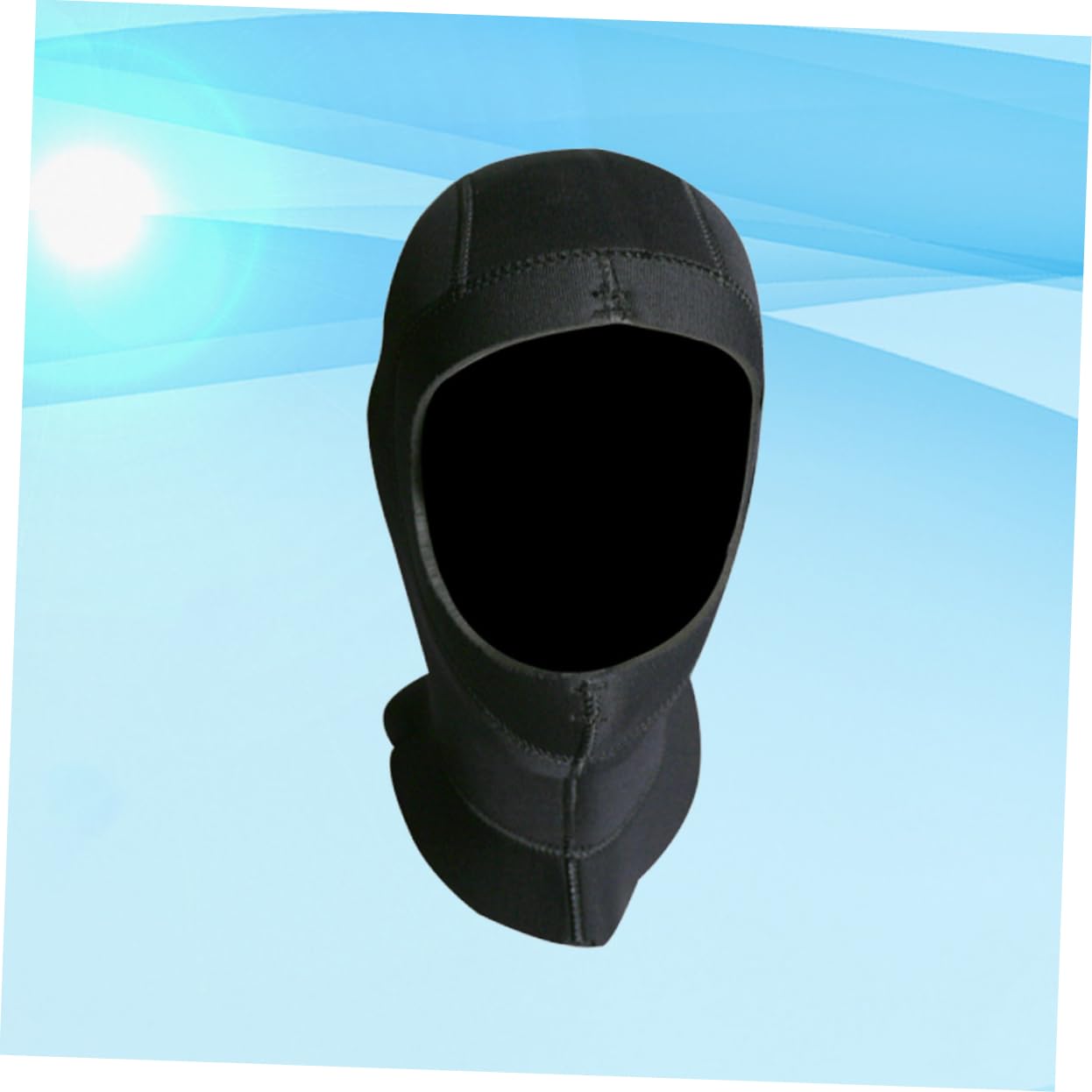 De Buceo Capucha De Neopreno De Tapa De Buceo para Surf y UV y Aislamiento Térmico Color Negro