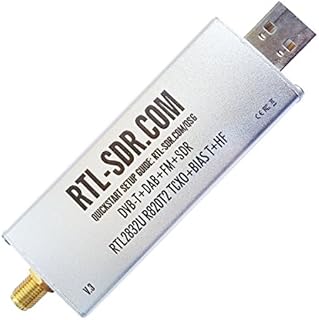 RTL-SDR Blog R820T2 RTL2832U 1PPM TCXO SMA Software Defined Radio (Dongle Only)