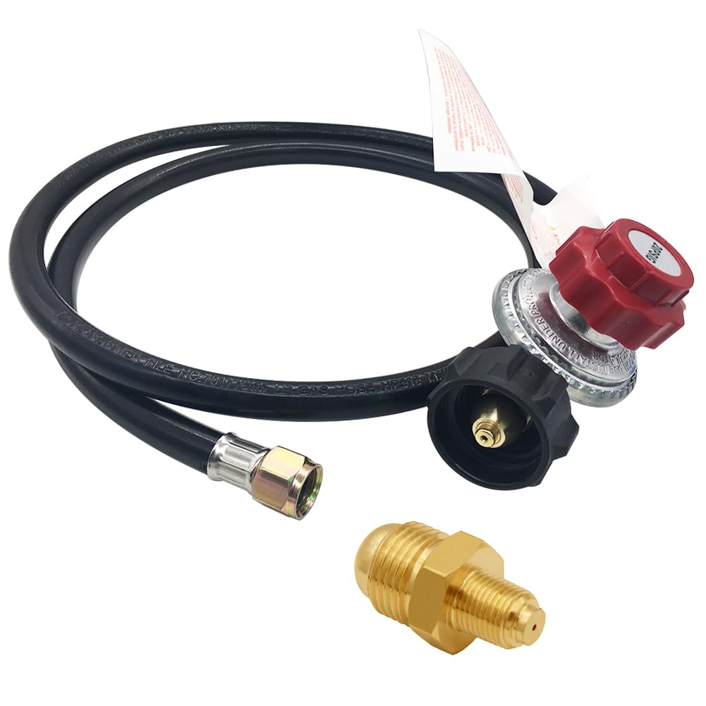Amazon.com : Uenede 5Ft Propane 0-20 PSI Adjustable Regulator Hose
