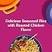 BEN'S ORIGINAL Ready Rice Roasted Chicken Flavored Rice, Easy Dinner Side, 8.8 oz Pouch (Pack of 12)