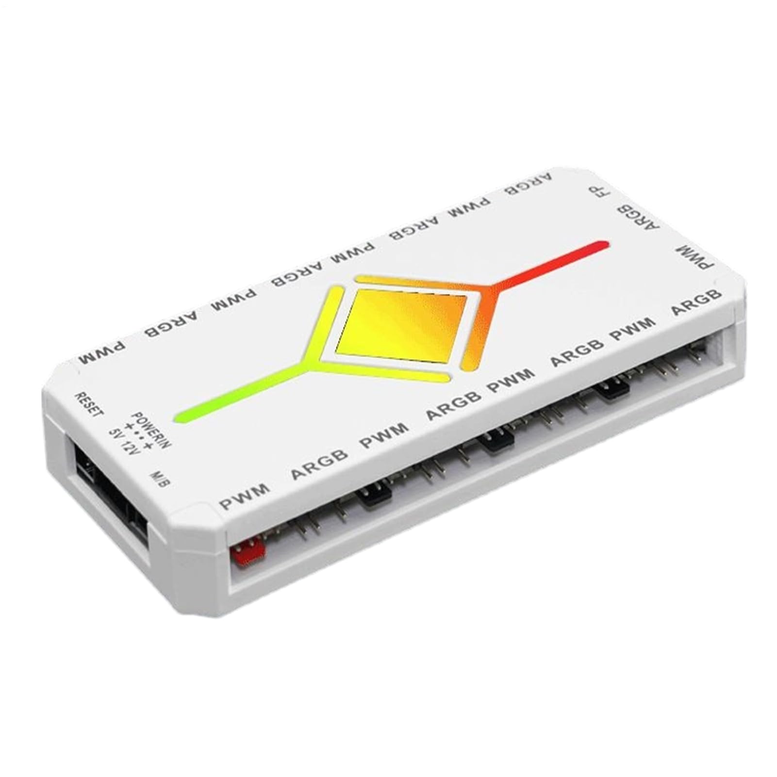 Controlador ARGB y divisor PWM magnético de 3 pines con concentrador LED para PC de escritorio