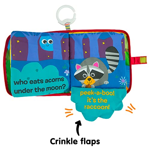 Lamaze LC27901 Peek-A-Boo Forest Soft Baby Book - Clip-On Cloth Book thumb #4