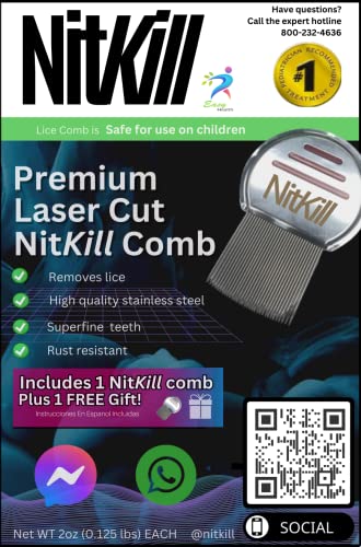 Nitkill 1 Pack Lice Comb (1 Pack Lice Comb) #TOP1