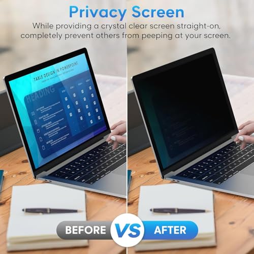Image of PxIn Phoenix Innovations 16 Inch (16:10) Privacy Screen Protector Filter - NO Eye Strain | Anti-Blue Light + Anti-Glare | No Dry