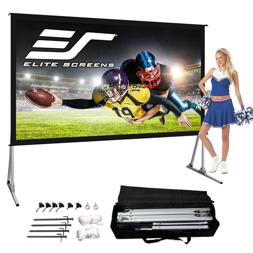 Elite Screens 120-INCH Projector Screen|Outdoor Indoor...