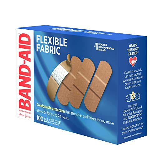 Image of Band-Aid Flexible Fabric Adhesive Bandages 3 /4 inch X 3 inch 100 Ct