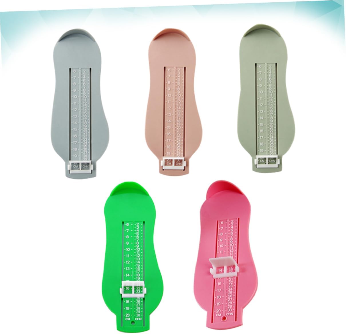 minkissy 5Pcs Foot Measuring Device for Accurate Foot Measurement Tool for Shoe Gauge Portable and Easy to Use for Sizing Shoes Online Shopping