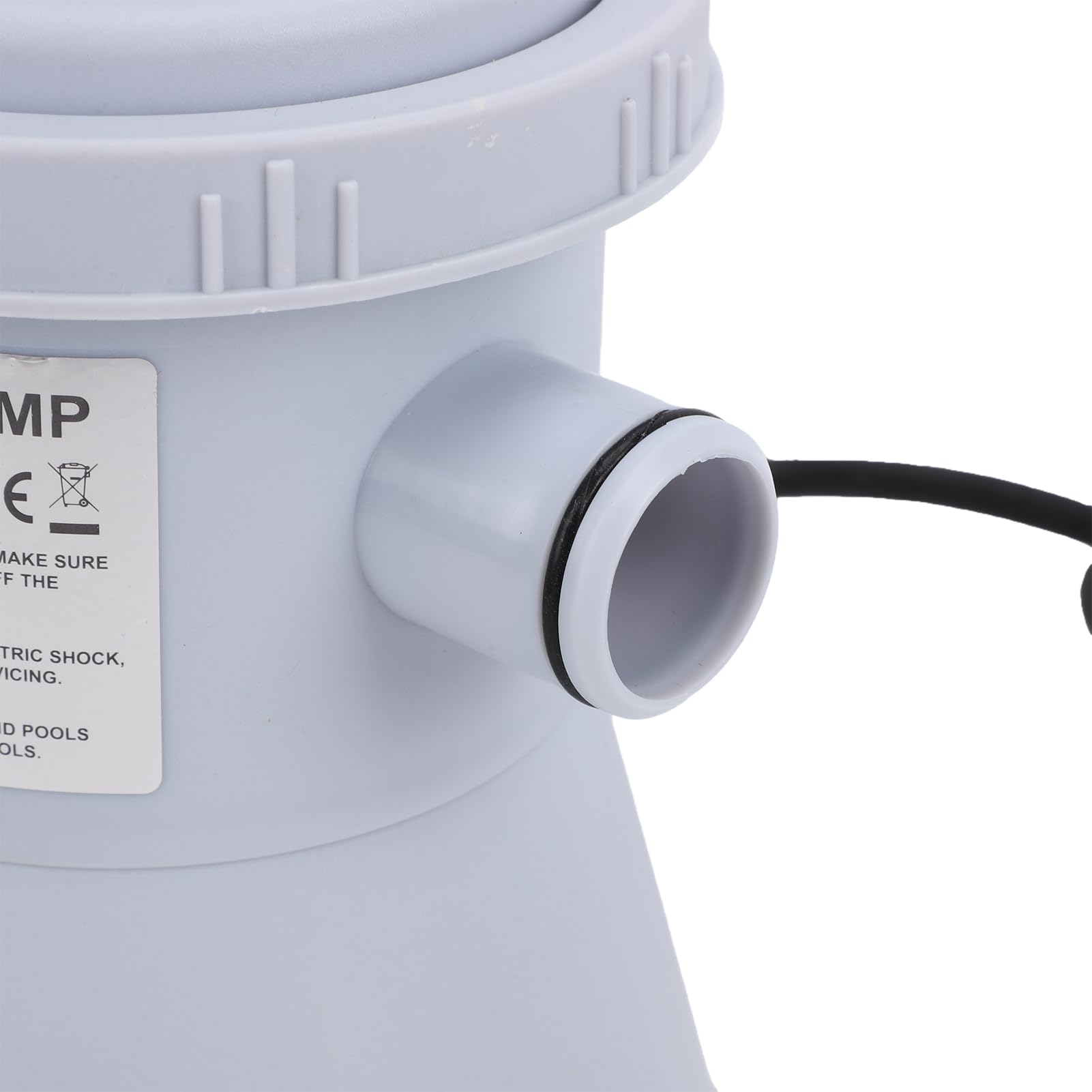 Tosuny Pompa Filtracyjna do Basenu Naziemnego 300 GPH, 15W, do Basenów | Pool Filtration System, ABS Material, 32mm Inlet, Quiet Operation, for Swimming Pool