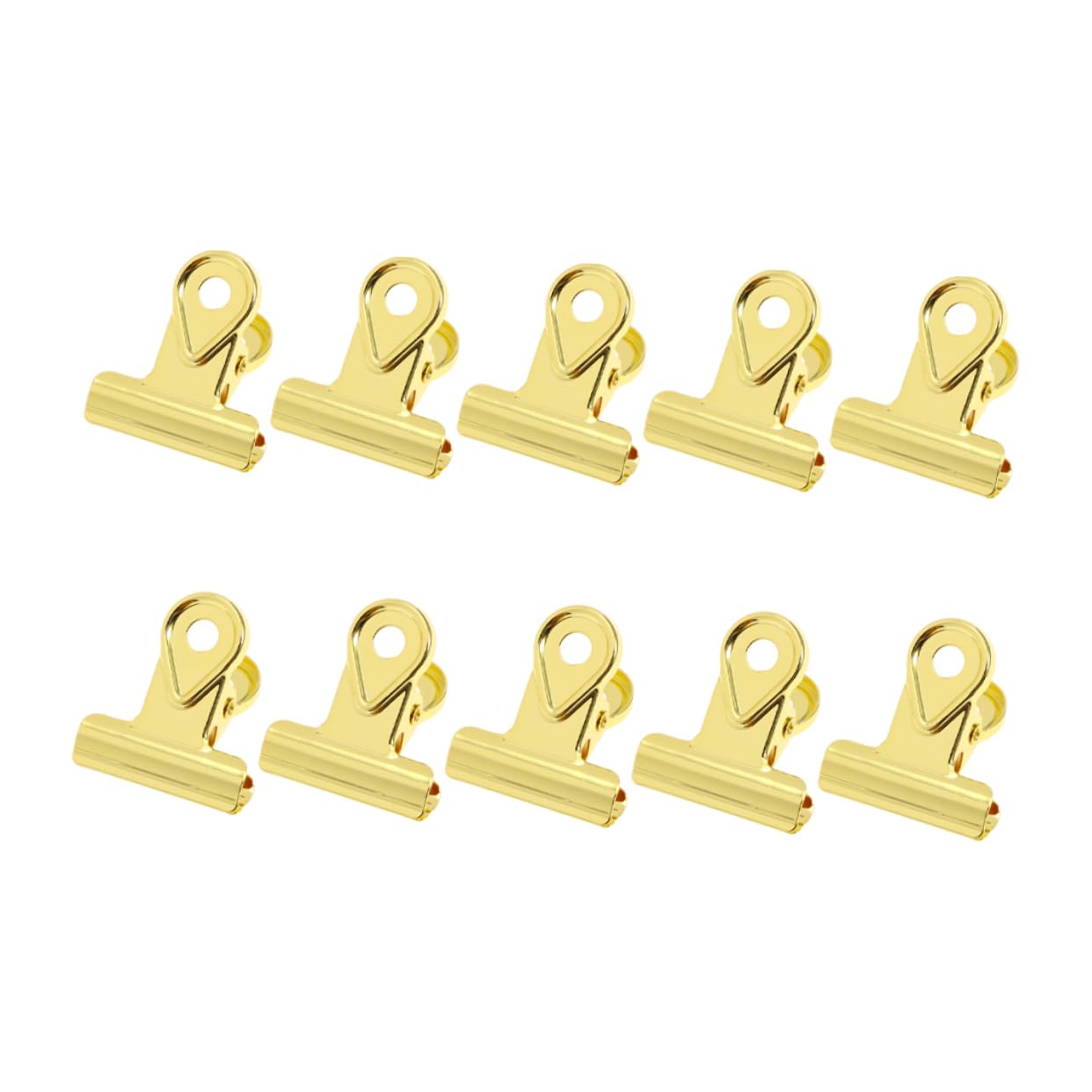 SHINEOFI 30pezzi Clip Metalliche Placcate Per Documenti Fermacarte Rame Color Per e Casa Per e Documenti e