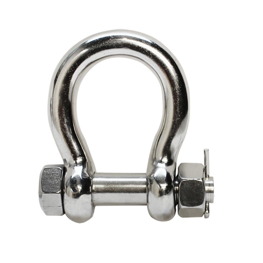 5 Pc 5/16'' Bolt Screw Pin Anchor Shackle Marine Stainless Steel D Ring Bow