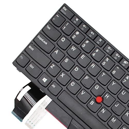 Teclado ThinkPad E590 T590 P52 soluciona teclas rotas repuesto US layout con marco 7