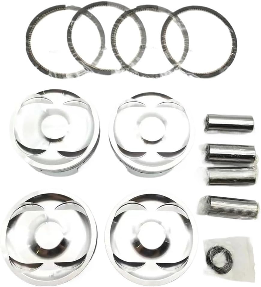 Forged Piston Compatible For Subaru EJ25 99.5mm 100mm WRX STI 2.5l EJ255 EJ257(99.5mm COATED)