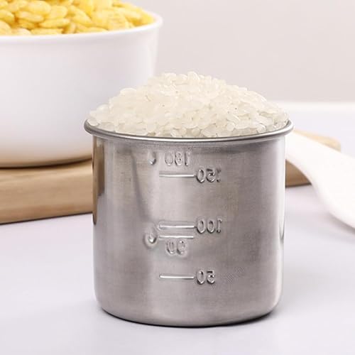 Miniatura 5 de Taza medidora multiusos con graduaciones de cocina para granos de arroz y maíz, herramienta de almacenamiento para hornear y cocinar