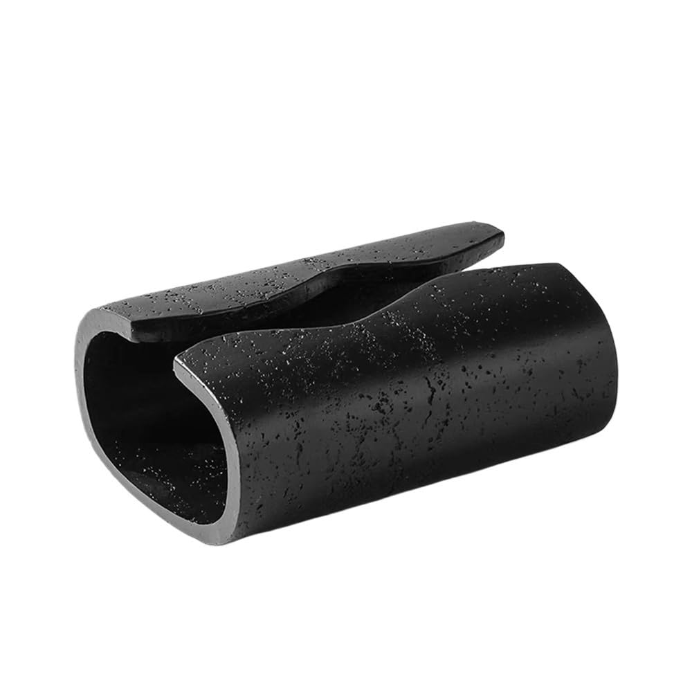 Tissue Holder Dispenser Tissue Box Simple Design Home Living Room Coffee Table Ceramic Black for Living Room