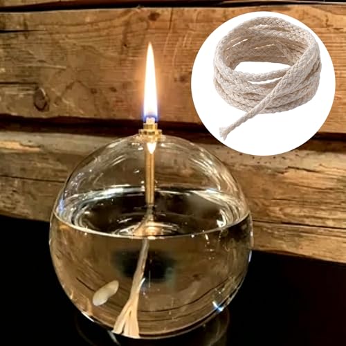Mecha de algodón trenzado beige 4 mm x 10 m para velas miniatura 6
