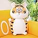LEIhhdy 30cm-105cm Tiger Puppe Fetter Tiger Plüschtier Weiches Langes Kissen Cartoon Kuscheltier Spielzeug Sofakissen Dekorieren Baby Schöne Geburtstagsgeschenke-30cm,Puppe