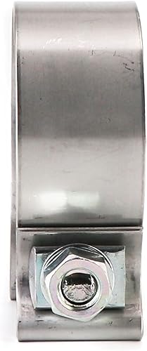 Miniatura 4 de Abrazadera de sello de silenciador de banda estrecha de acero inoxidable de 2.0 pulgadas para tubo de escape de 2.0 pulgadas, silenciador, codo y