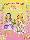 Hawaiian Flowers Paper Doll Book