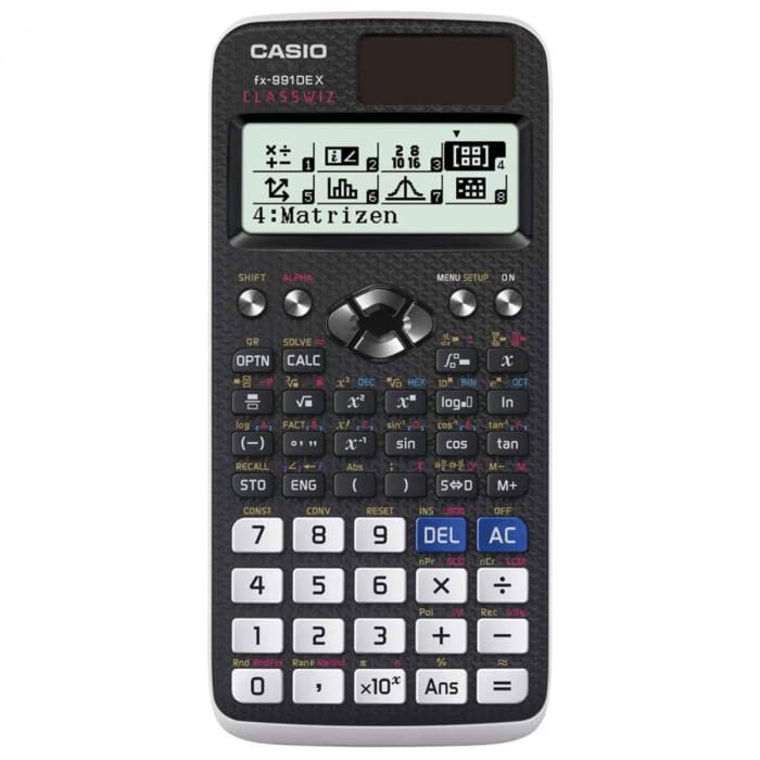 Custodia Protettiva Per Calcolatrice Grafica Casio FX-CG 50 - Cover Rigida Con Cerniera, Nero