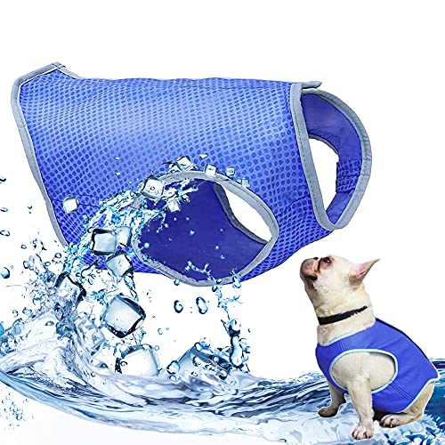 Gilet Rinfrescante Per Cani Kuoser - Maglia Estiva Traspirante Con Protezione UV, Taglia M