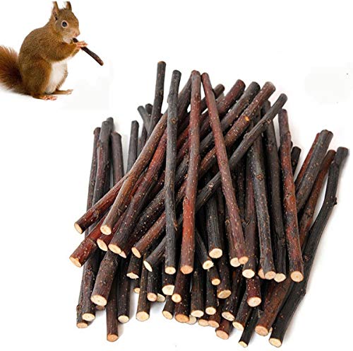 300g Organic Apple Sticks Wood Tree Branches Pet Snacks Chew Toys Branch for Guinea Pigs Chinchilla  - //coolthings.us