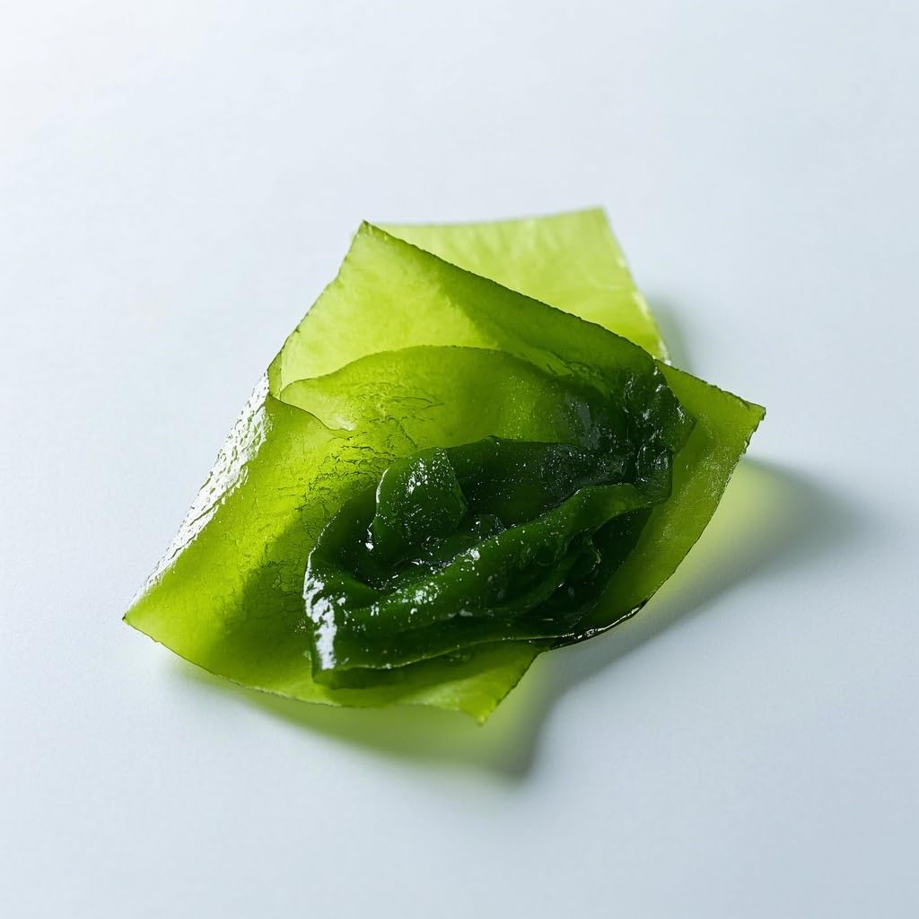 Corte Wakame, algas marinas, ensalada de algas, algas marinas Wakame, algas secas, hojas de algas marinas (1500 g)