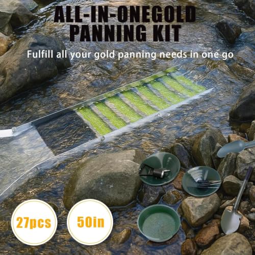Kit de paneo dorado en aleación de aluminio con caja de esclusa resistente 6