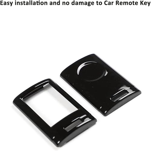 Miniatura 6 de Carcasa inteligente para llavero con control remoto compatible con Chevrolet Corvette C6 C7, llave de control remoto para automóvil (negro)