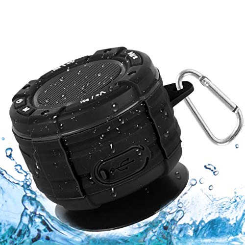 Dusche Lautsprecher, IPX7 wasserdicht Tragbares Bluetooth Lautsprecher Wasserfester Wireless Speaker mit FM Radio Wireless Bluetooth Speaker mit Super