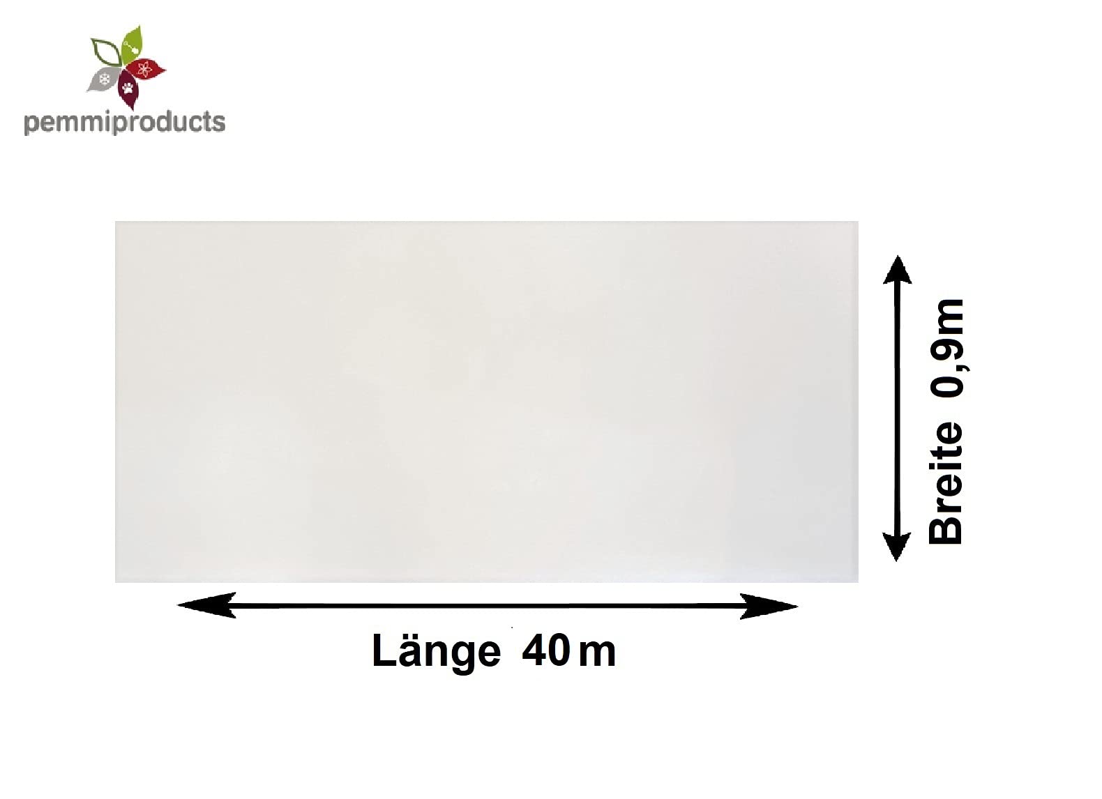 Filtervlies, 100g/m², 1 x 50 m, ca. 1 cm dick