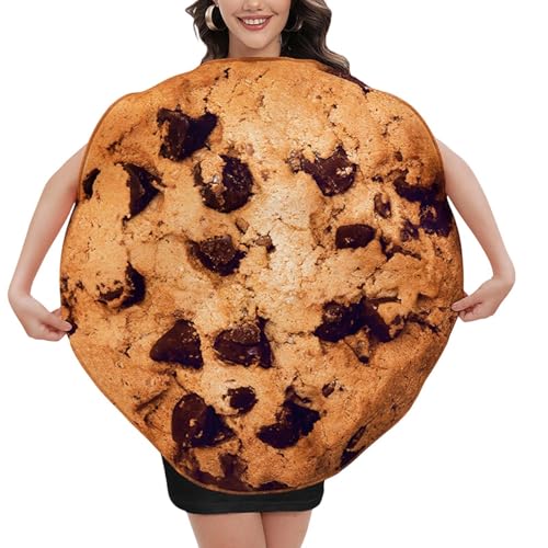 Costume de cookie unisexe déguisement alimentaire adulte pour carnaval et fêtes