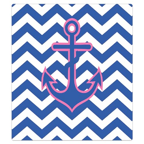 Cubierta magnética Mexpekil con ancla a rayas para lavavajillas 53,3x66 cm
