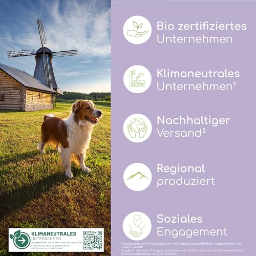 Juckreiz Spray für Hunde - Bei trockener Haut mit Juckreiz und Milben - Pflegt, unterstützt und regeneriert 100% pflanzlichen Wirkstoffe - Mit Teebaumöl und Lavendel, 200ml