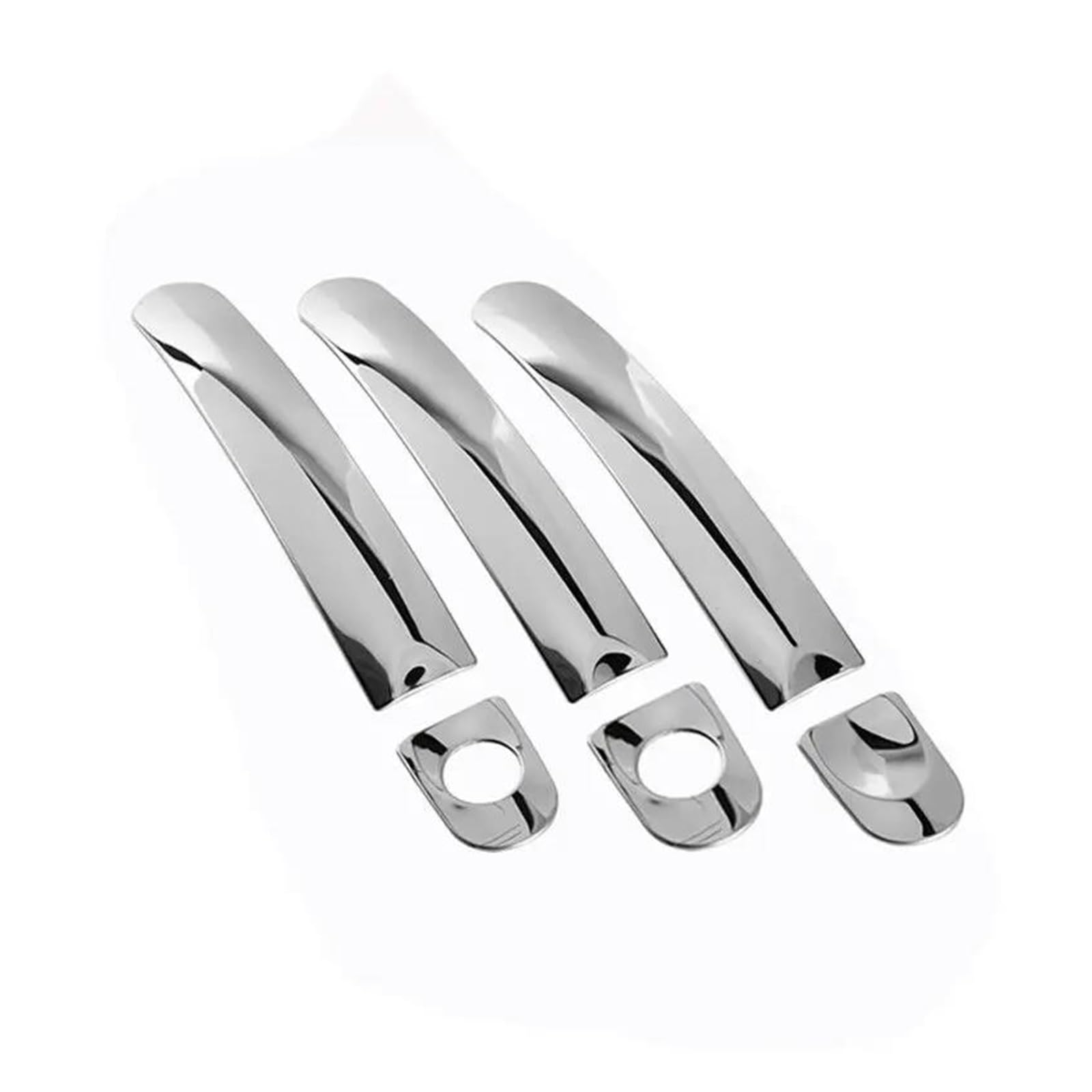 Garniture de poignée de porte en acier inoxydable VW Touran Caddy T5 Transporter 2003-2015