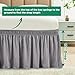 Biscaynebay Wrap Around Bed Skirts for King & Cal King Beds 15