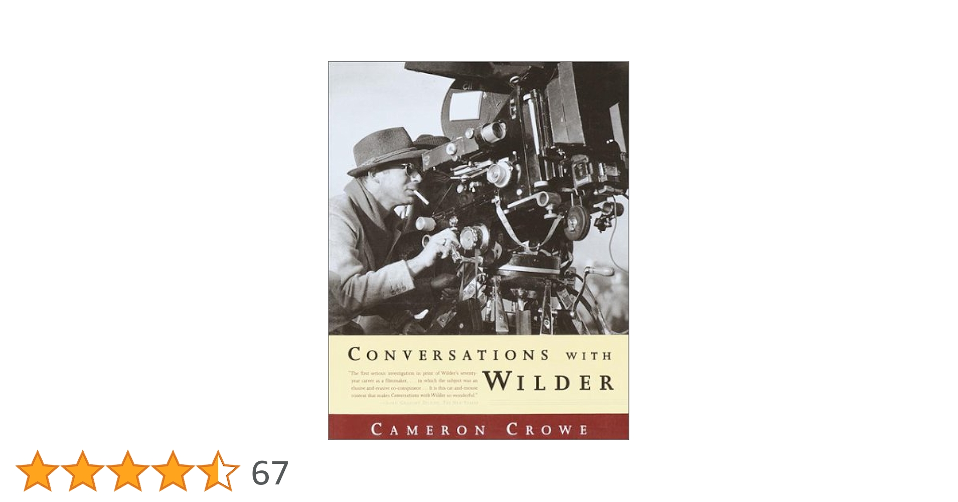 Conversations with Wilder: Crowe, Cameron: 9780375709678