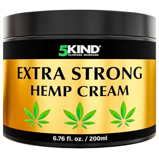 5kind Crema de cáñamo extra fuerte 200 ml - Crema de aceite de cañamo y árnica - Crema masaje, espalda, región lumbar, músculos, rodillas, cuello, hombros - Rica en extractos naturales