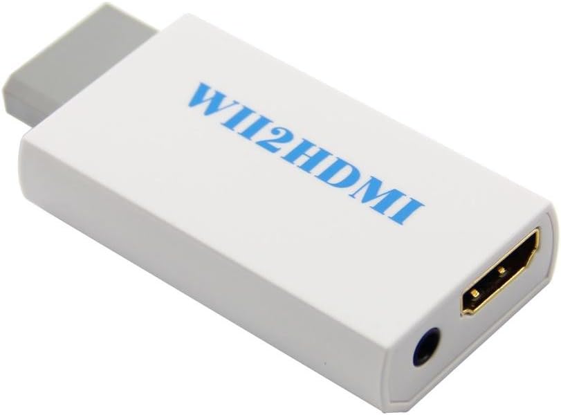 GaoHuiHong New Wii To Hdmi/Dvi +3.5Mm Audio Converter For Ntcs 480I/P Pal576I Equal Hdmi