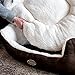 Nobby 71188 Komfortbett für Hunde Taika, 55 x 50 x 21 cm, braun/wollweiß