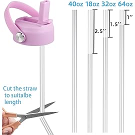 RRegeny Straw Lid for Hydro Flask Wide Mouth 32 40 oz, Lids with Flexible Handle compatible with HydroFlask, Replacement Sports Flex Cap Wide Mouth Top