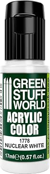 طلاء أكريليك عالمي من Green Stuff باللون الأبيض النووي 1778 للنماذج والمنمنمات