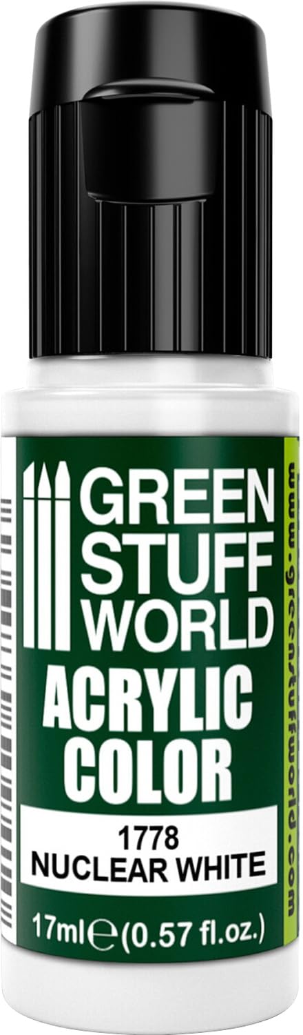 Green Stuff World Maxx Formula Acrylic Color Paint 17ml - Nuclear White