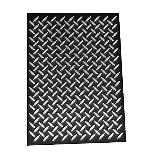 PUPUZAO Plastic Embossing Folder (4-1/8''x 5-13/16'' | Non-Slip Pattern) Paper Crafts Plastic Textured Impressions for Card Making (nsp1)