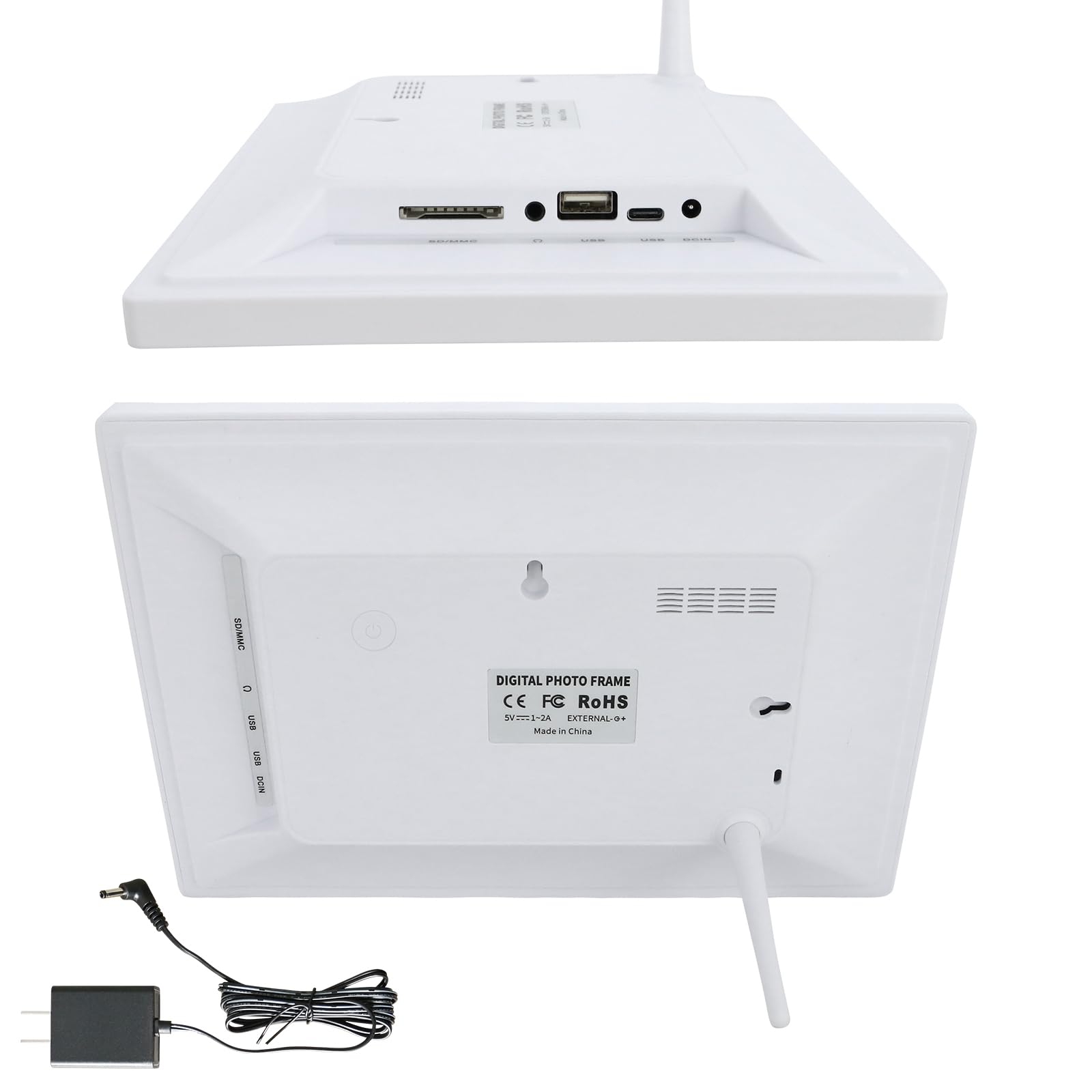 Frameo 10,1 Zoll WLAN Digitaler Bilderrahmen,1280x800 HD IPS Touchscreen Bilderrahmen,32GB Groß Speicher, Automatische Bilddrehung Unterstützt Wandmontage,Frameo APP Fotos Und Videos Jederzeit Teilen