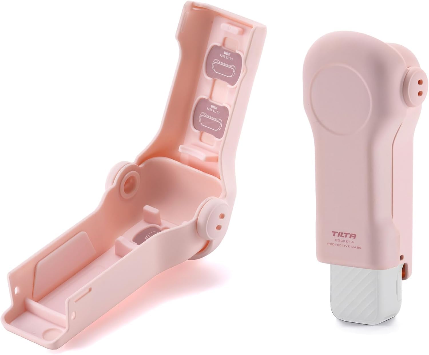 Funda para DJI Osmo Pocket 4 de Tilta con cierre de seguridad rosa 7