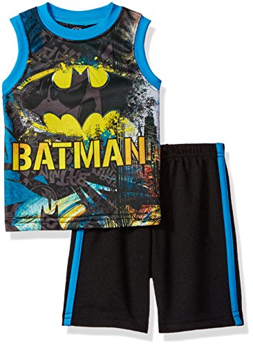 Warner Brothers Boys' Toddler Batman Tank and Short Set