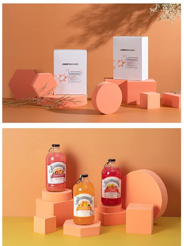 GISELA D Lot d'accessoires de Photographie en Mousse Rigide pour séance Photo, Cube géométrique, Beige GISELA D Lot d'accessoires de Photographie en Mousse Rigide pour séance Photo, Cube géométrique, Beige