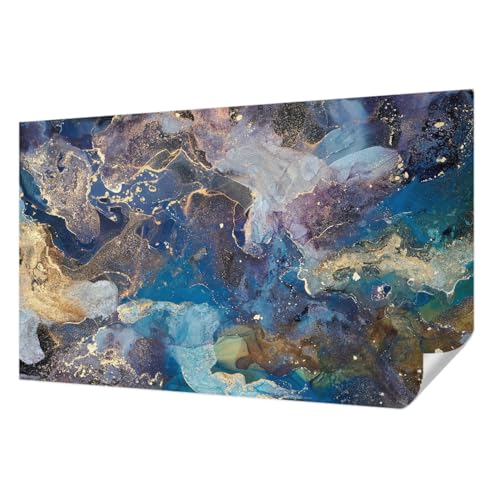 Papier peint anti-tache grand format mosaïque cosmique